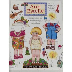 Mary Engelbreit Ann Estele Paper Doll Summer Fun Hawaii 8x11" ~ 260401-WH 1059
